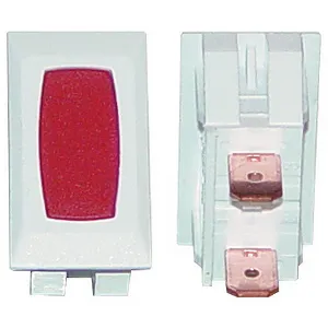 SWITCH WHITE/RED LAMP