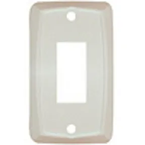 FACE PLATE WHITE SINGLE