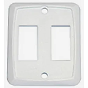 FACE PLATE WHITE DOUBLE