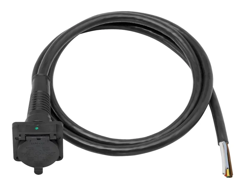 CAR/END 7WAY PLG CABLE 7'