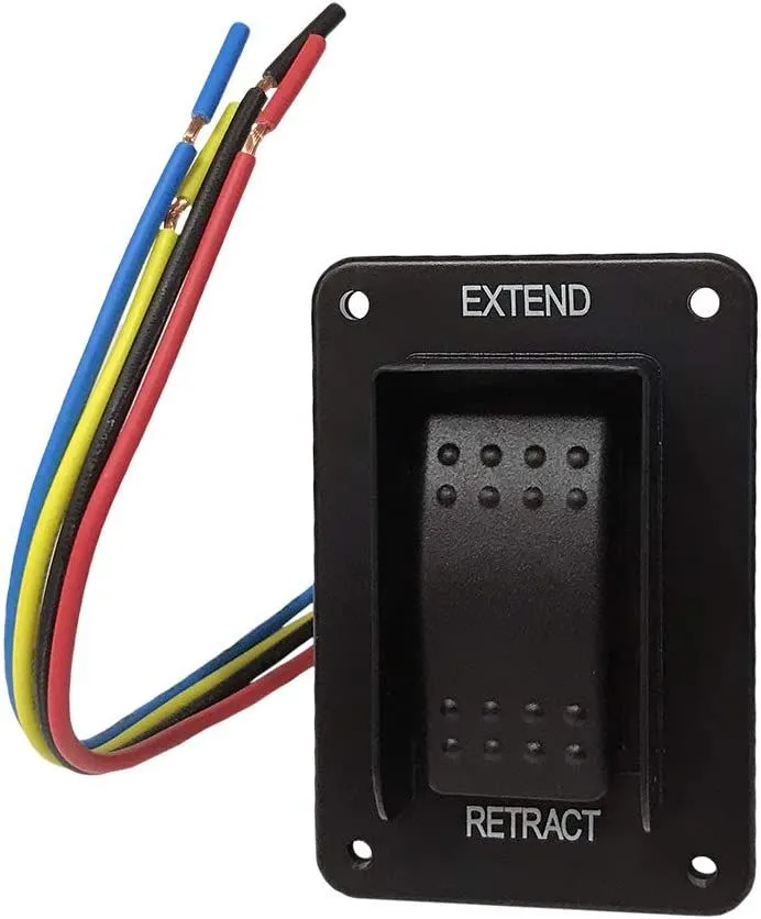 BLACK IP 66 ELECTRIC JACK SWIT