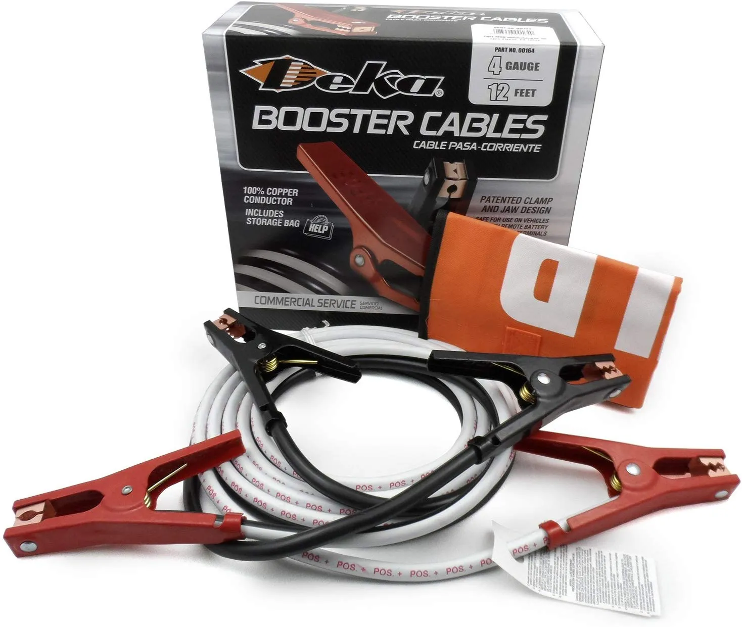 JUMPER CABLES,4 GA-12'