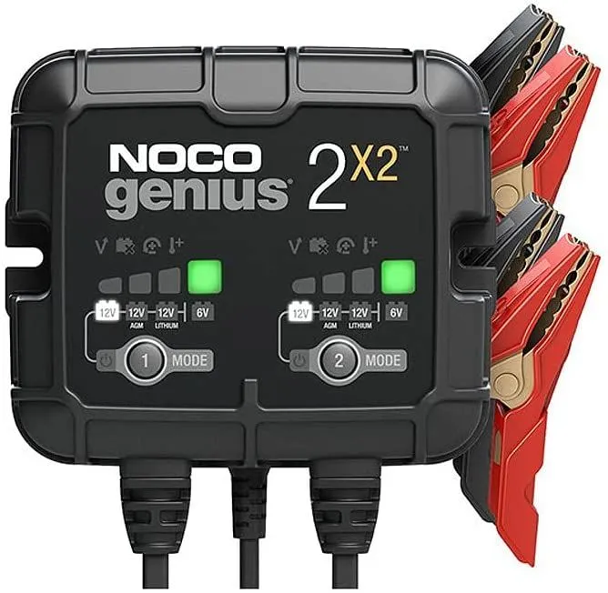4A 2-Bank Battery Charger