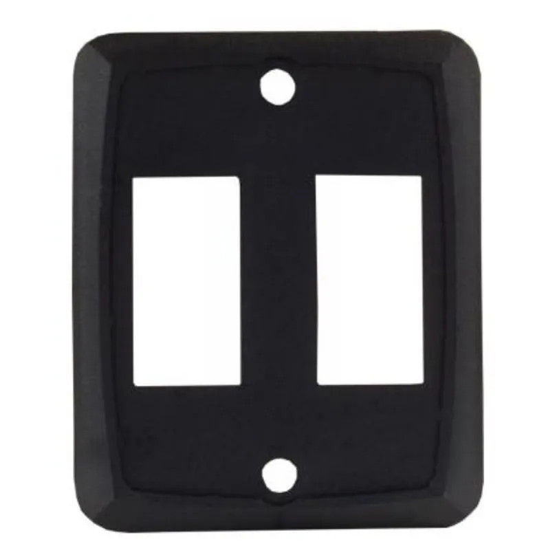 Double Face Plate, Black