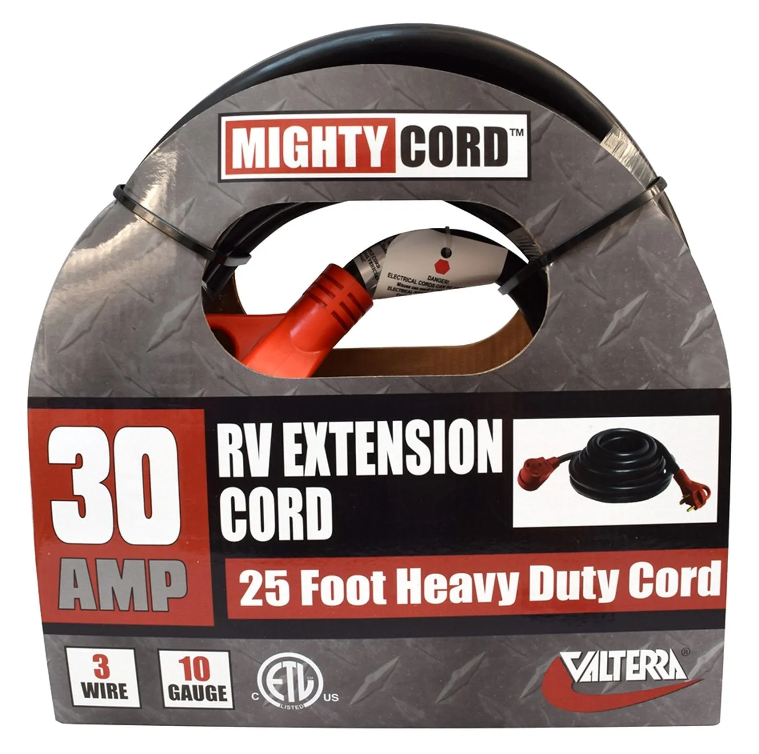30A 25' Ext Cord w/Hdl