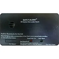CO2 Alarm-Blk Rectgl Surf Mnt