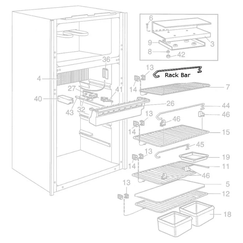 RACK BAR RM2620-2820
