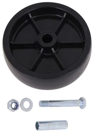 6" poly wheel kit