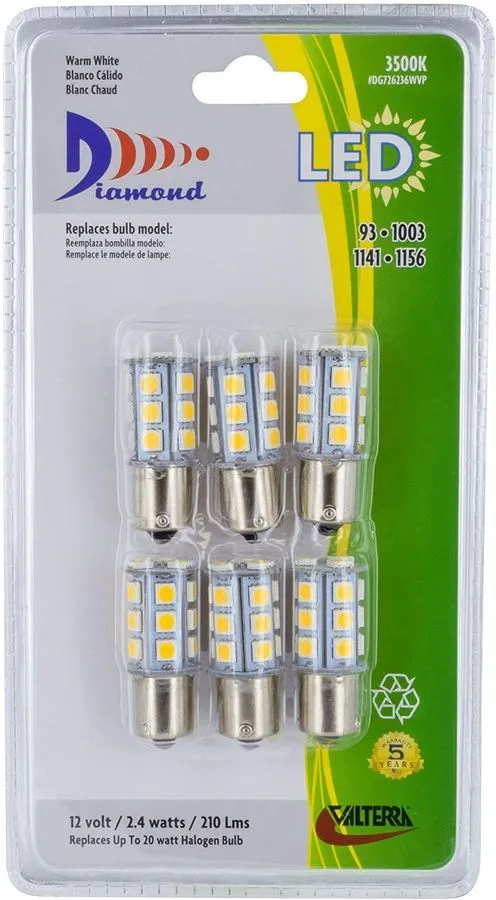 LED BULB 1141 SOFT WH 6/pk