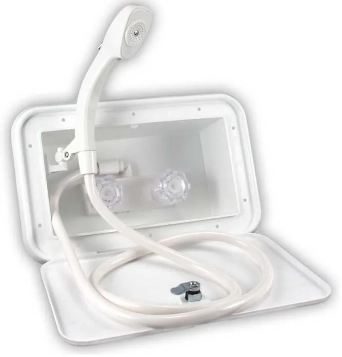Exterior Shower, Polar White