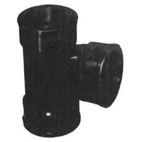 ABS VENT TEE 3x3x2