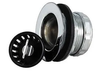 Strainer w/Threaded Basket, lo