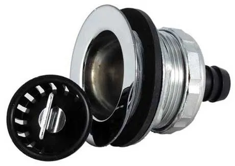 Strainer w/Threaded Basket, ta