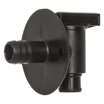 Drain Valve 1/2 Barb Black