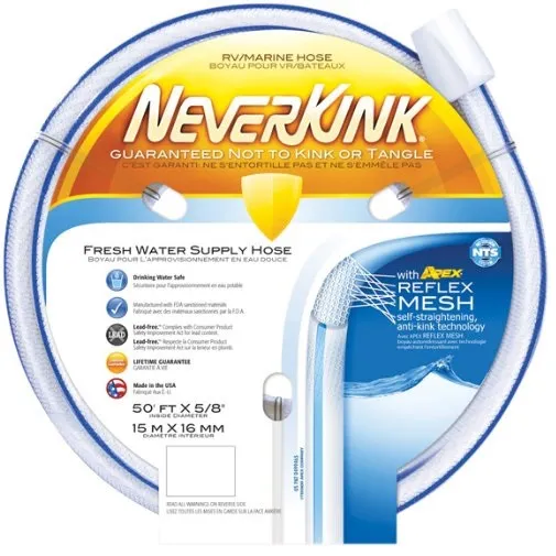 NEVERKINK HOSE 50' x 5/8