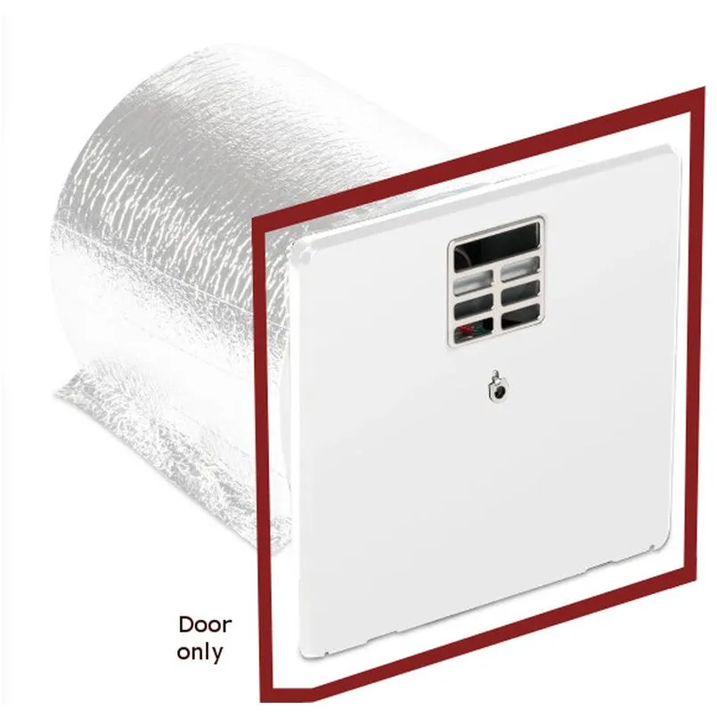 WH Door 6gl. /Wht -Wide, Dble