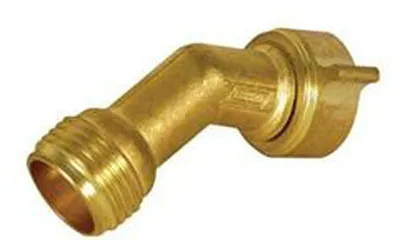 Hose Elbow, 45 Deg w/Gripper