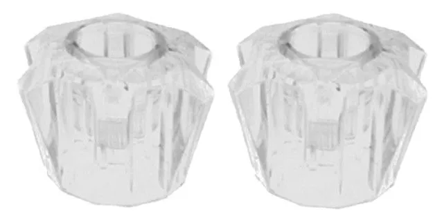 FAUCET HANDLES-CLEAR