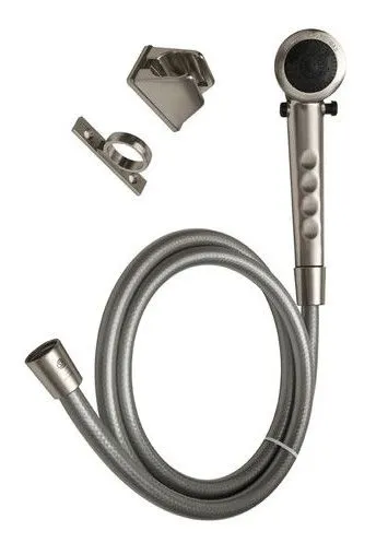 RV Shower Head & Hose Nickel