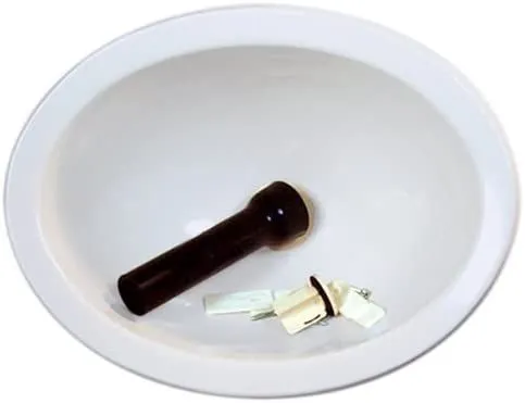 Oval ABS Sink 12x15 white