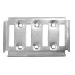 4 SLOT E-TRACK zinc plated