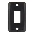 Single Face Plate, Black
